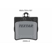 Textar Rear Brake Pad Set 2191903