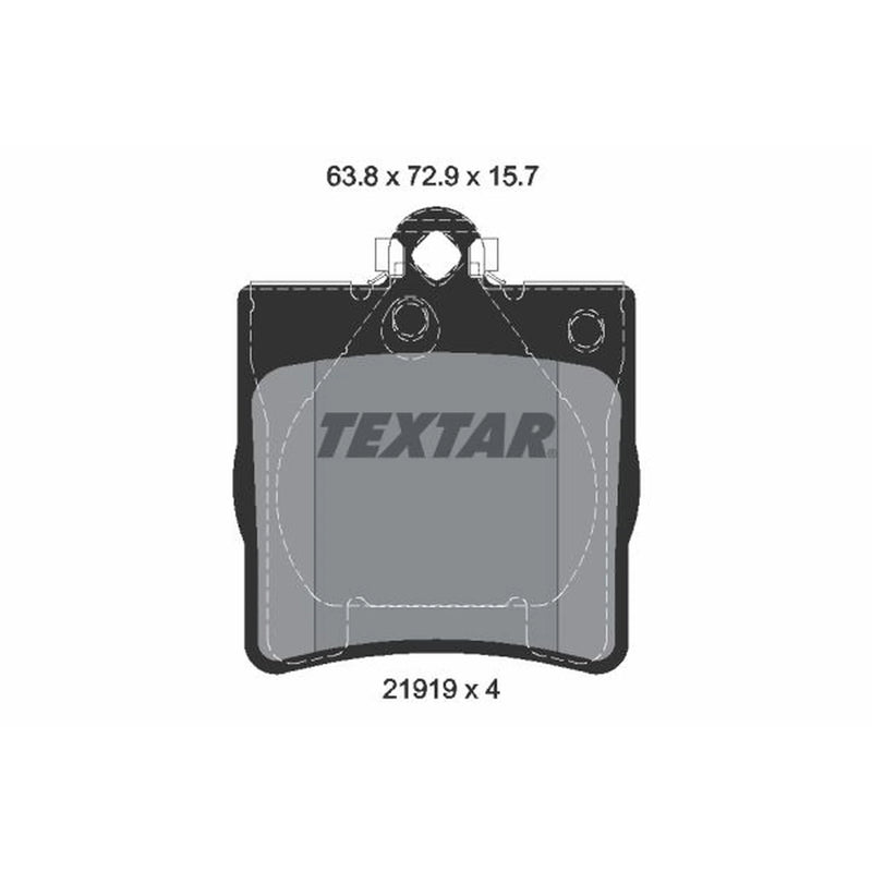Textar Rear Brake Pad Set 2191903