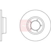 Apec 2 x Solid Front Brake Discs DSK716