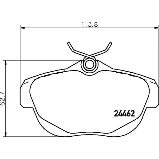 DON Rear Brake Pad Set PCP1964