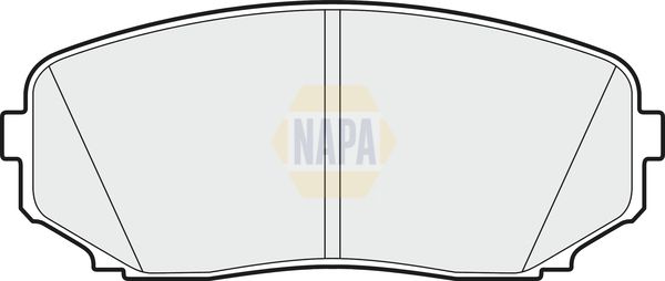 NAPA Front & Rear Pads fits MAZDA