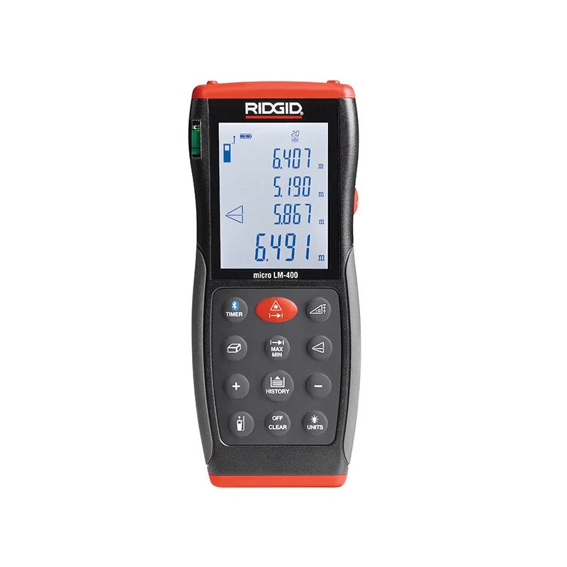 RIDGID 36813 Micro LM-400 Advanced Laser Distance Measure 70m - 36813