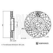 Blue Print 2 x Front Brake Discs ADBP430025