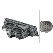 Hella Front Left Fog Light H3 1PL 010 477-171