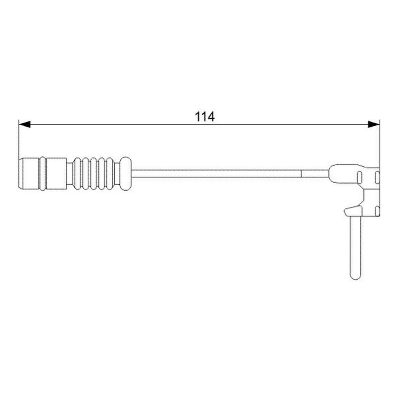 Bosch Brake Pad Wear Sensor Rear 1 987 473 011