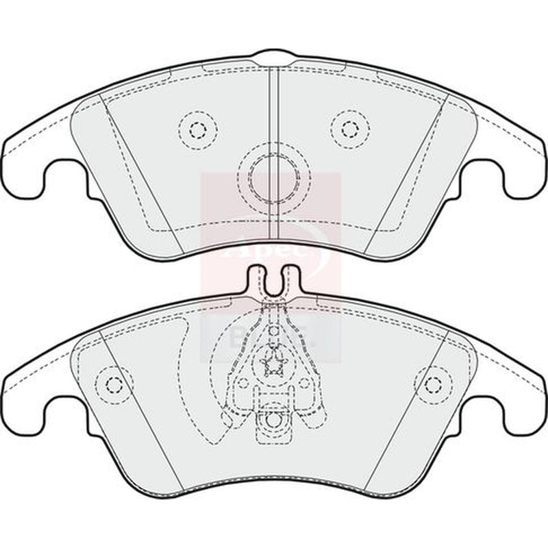 Apec Front Brake Pad Set PD3340