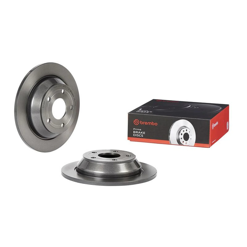 Brembo 2 x Solid Rear Brake Discs 08.E955.11
