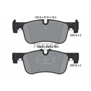 Textar Front Brake Pad Set 2501401