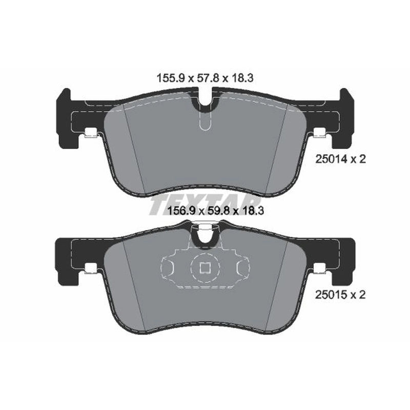 Textar Front Brake Pad Set 2501401