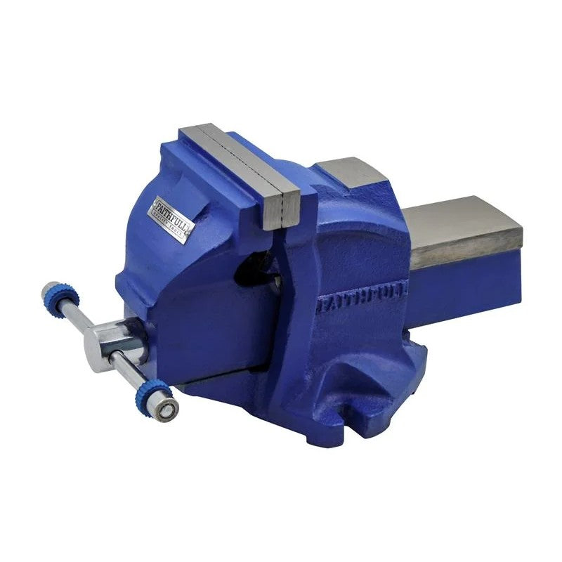 Faithfull Mechanics Vice with Magnetic Jaws 100mm (4in) - FAIMV100SG