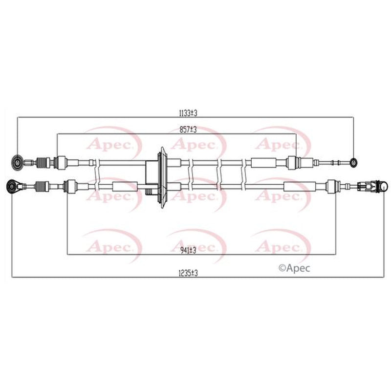 Apec Manual Transmission Cable Pull CAB7028