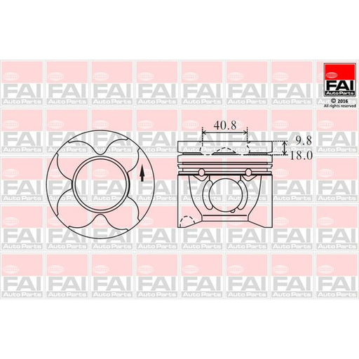 FAI Piston Cylinder Bore = PK7-000