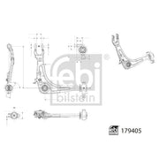 Febi Control/Trailing Arm Front Right 179405