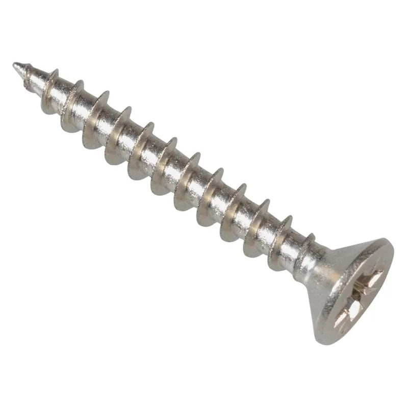 ForgeFix Multi-Purpose Pozi Compatible Screw CSK ST S/Steel