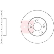 Apec 2 x Vented Front Brake Discs DSK2618