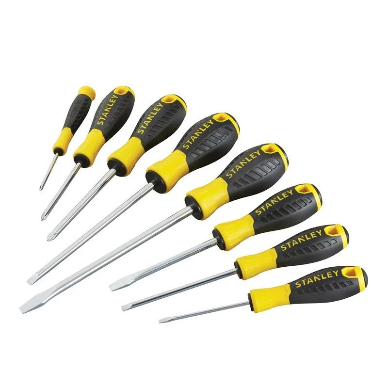 STANLEY® Hand Tools 0-60-210 Essential Screwdriver Set, 8 Piece - STHT0-60210