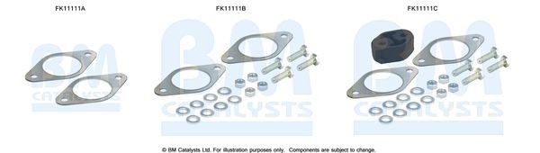 BM Catalysts FK11111C Soot/Particulate Filter Mounting Kit Fits Ford Kuga BM - Town Parts