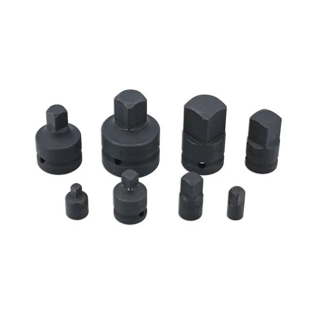 Laser Tools Impact Square Drive Adaptor Set 8pc - PL