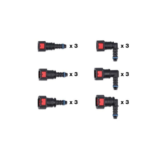 Connect Assorted AdBlue® Straight & Angled Quick Connectors 18pc - CPL