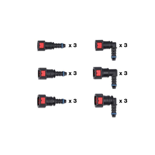 Connect Assorted AdBlue® Straight & Angled Quick Connectors 18pc - CPL