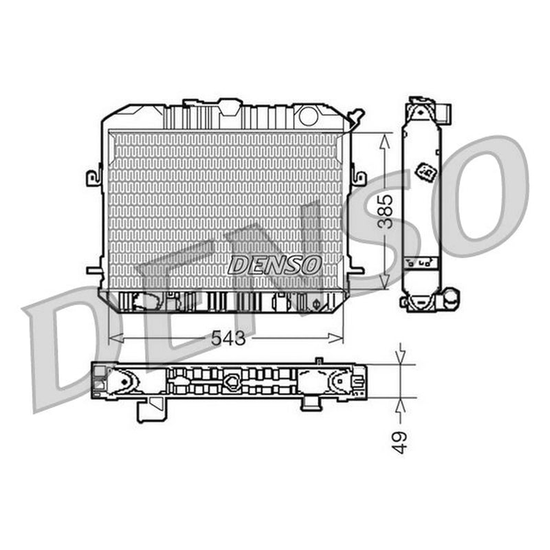 Denso Engine Radiator DRM46200