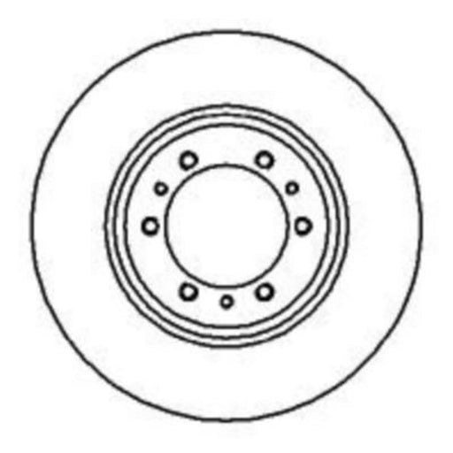 Abtex 2 x Vented Front Brake Discs BD653V