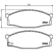 Mintex Front Brake Pad Set MDB3064