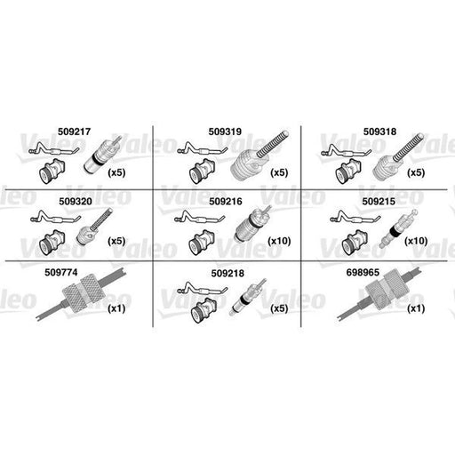 Valeo Valve Core Kit 509735 509735