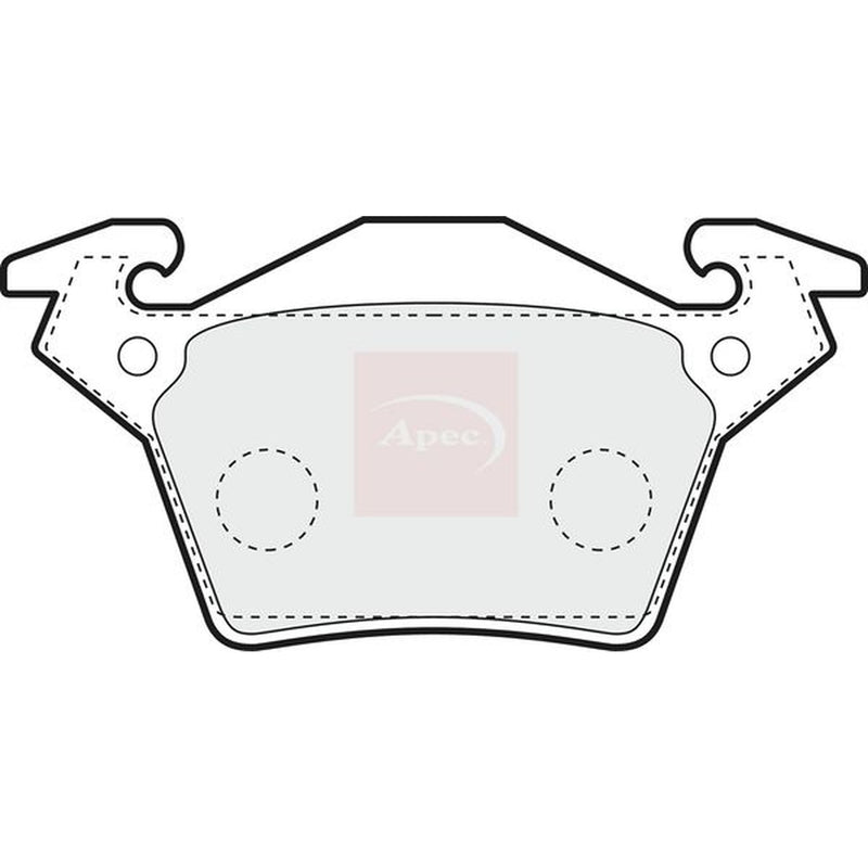 Apec Rear Brake Pad Set PAD1077