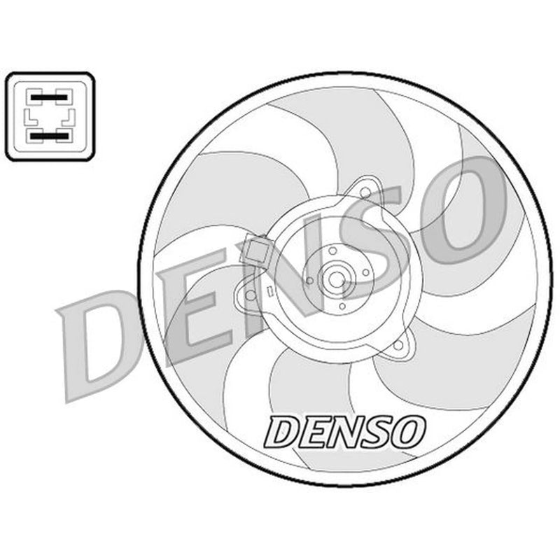 Denso Engine Cooling Fan DER07008