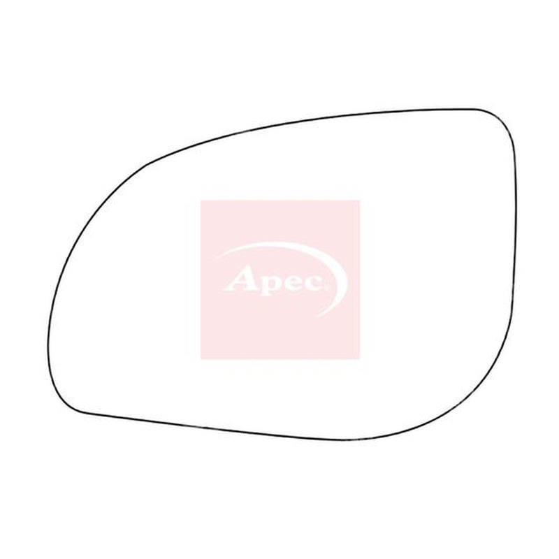 Apec Exterior Wing Mirror Glass Left AMS2618