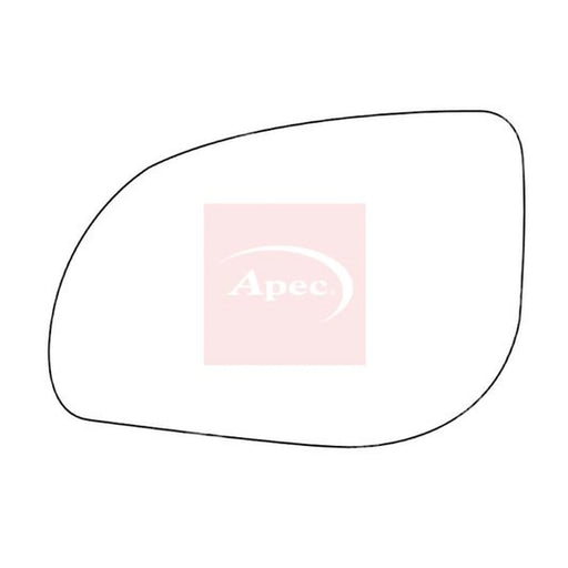 Apec Exterior Wing Mirror Glass Left AMS2618
