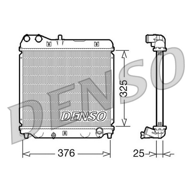 Denso Engine Radiator DRM40015