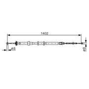 Bosch Handbrake Cable Left Rear 1 987 482 241