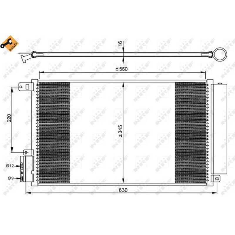 NRF Air Conditioning Condenser 35939