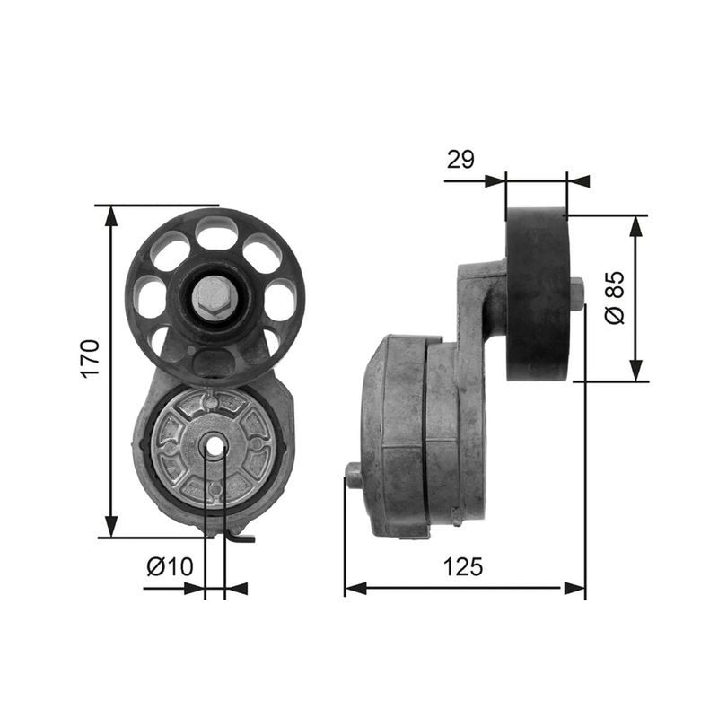 Gates Auxiliary Belt Tensioner T38425
