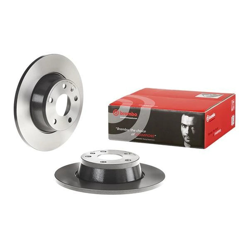 Brembo 2 x Solid Rear Brake Discs 08.9769.11