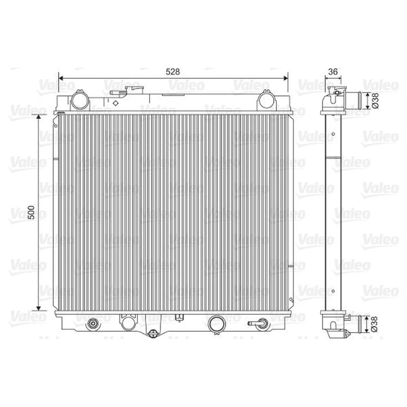 Valeo Engine Radiator 701596