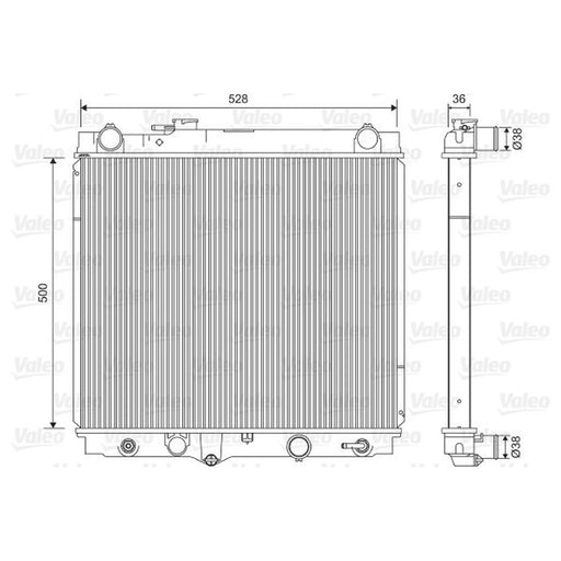 Valeo Engine Radiator 701596