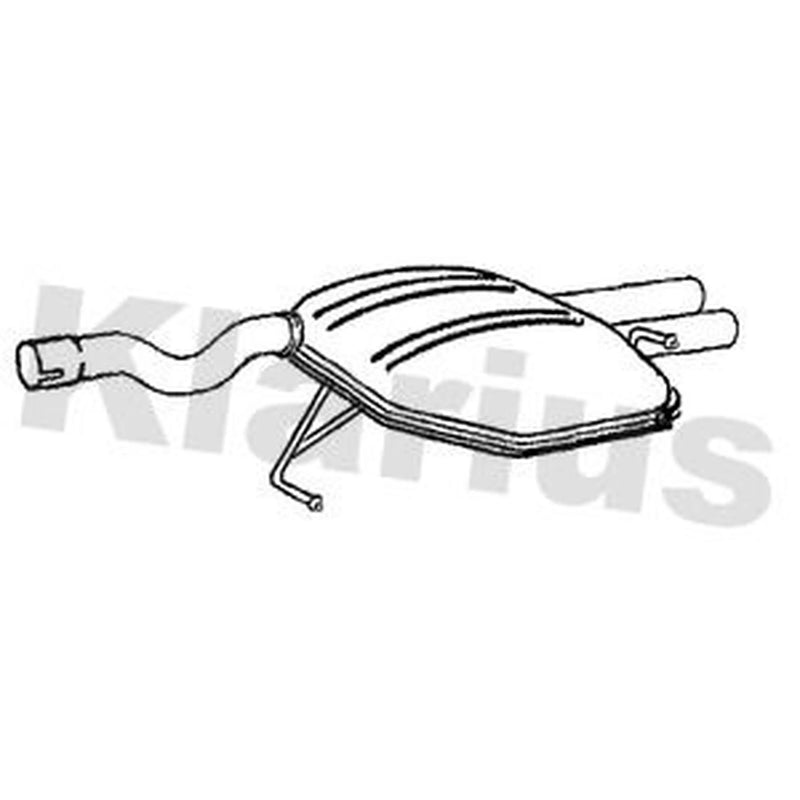 Klarius Box With Tail Pipe Rear BM594X