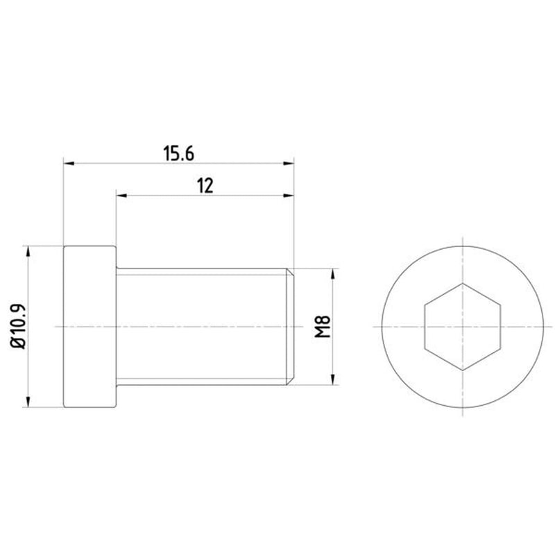 Textar 2 x Front Brake Disc Bolt TPM0009
