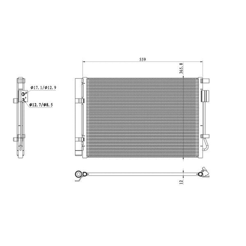 NRF Air Conditioning Condenser 350496