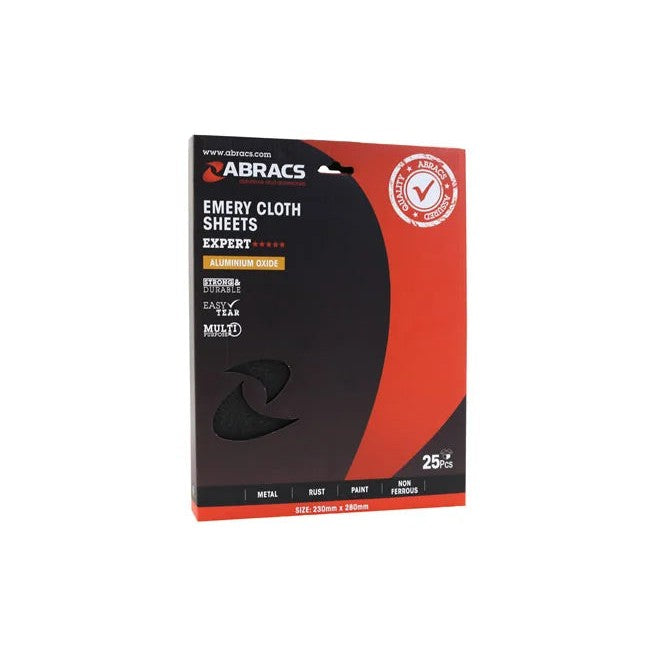 Abracs Emery Sheets P150 25pc - CPL