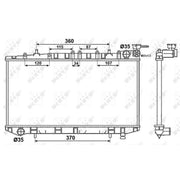 NRF Engine Radiator 53523