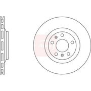 Apec 2 x Vented Rear Brake Discs DSK2733