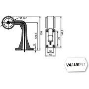 Hella Outline Marker Lamp Md10-30 2XS Lateral Mounting 2XS 357 005-041 2XS 357