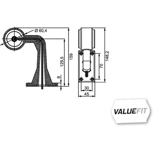 Hella Outline Marker Lamp Md10-30 2XS Lateral Mounting 2XS 357 005-041 2XS 357