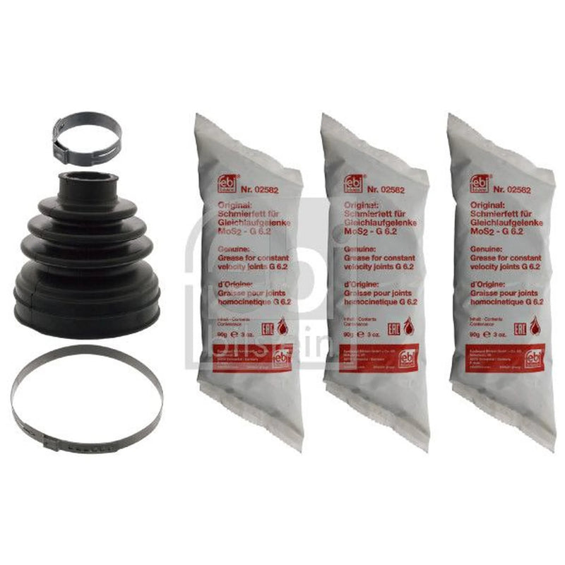 Febi Drive Shaft Bellow Kit transmission sided Rubber 100216