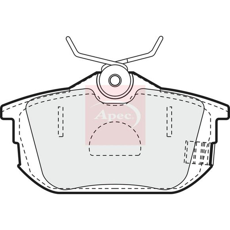 Apec Rear Brake Pad Set PAD934