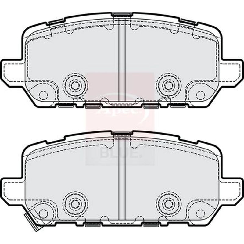 Apec Rear Brake Pad Set PD4285